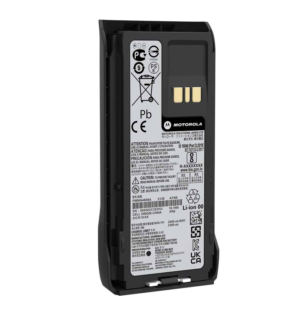 Motorola Batterie IP68 2450mAh Li-Ion R7 R7a PMNN4808A-1