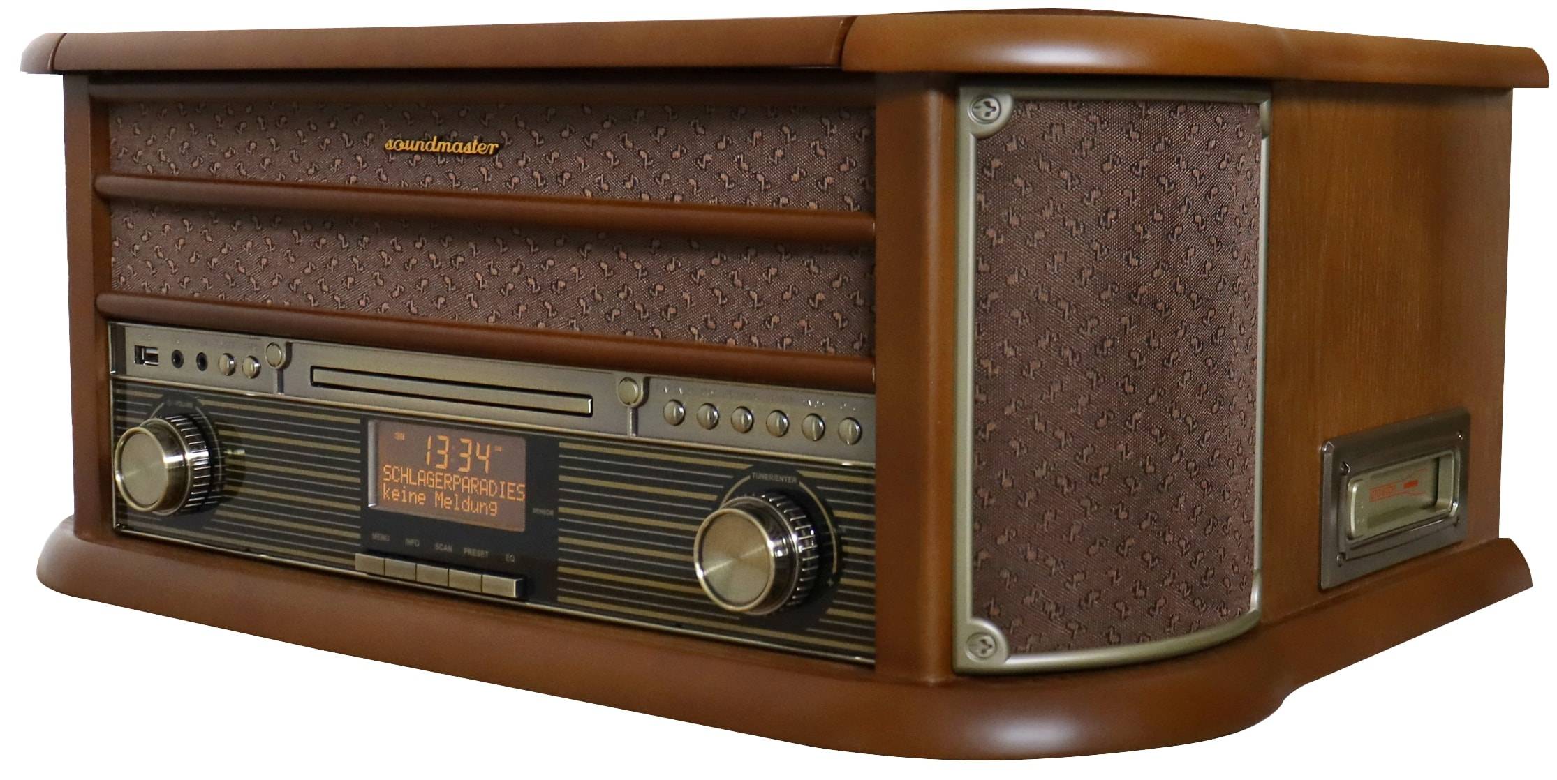SOUNDMASTER Nostalgie Stereoanlage NR565DAB-3