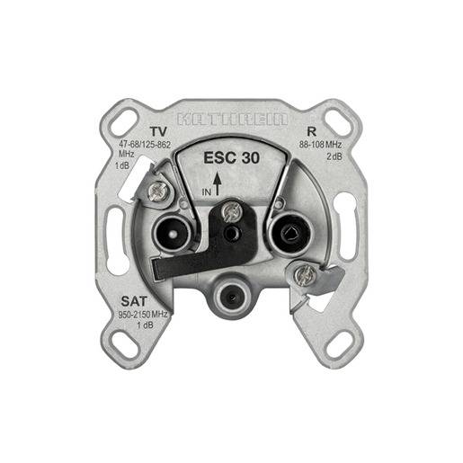 1St. Kathrein ESC30 Einzelanschlussdose Objektdose SAT Stich 3loch DC ESC30-0