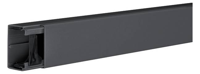 2m Hager LF4006009011 Kabelkanal aus PVC LF 40x60mm graphitschwarz-0