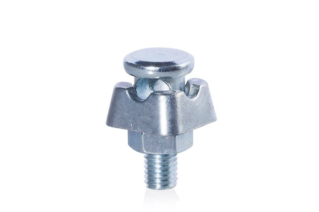 1St. F-Tronic ASK1 Anschlussklemme ASK1 f. Stab-/Kreuzerder, 1-fach, für Rundleiter 8-10mm² 7510006-0