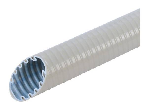 Fränkische FFKuS-EM-F 40 grau mittleres Highspeed Ku-Wellrohr M40 25310040