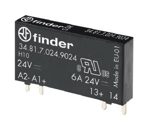 Finder SSR-Steck-/Printrelais 34.81.7.024.9024 1S 6A 24VDC Industriematerial Ind-Schaltgeraete