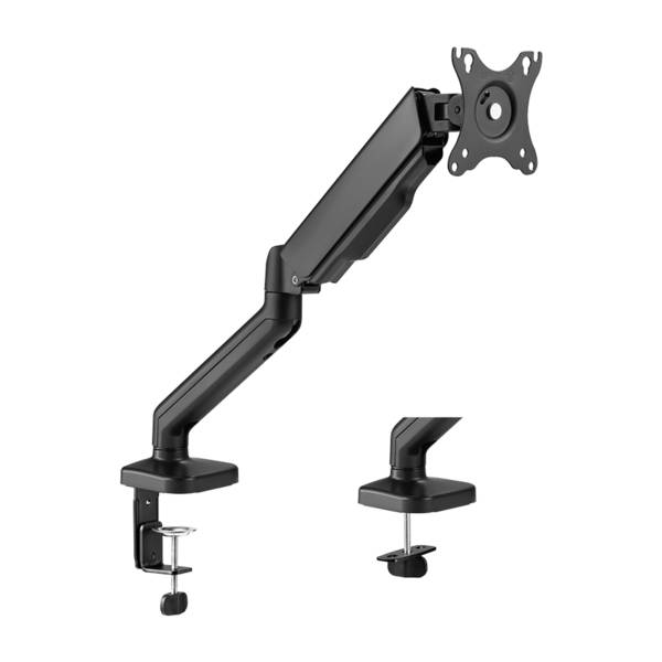 LogiLink Monitorhalterung, 17–32", Stahl, Gasdruckfeder, schwarz