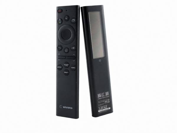 azurano Ersatz für Samsung Fernbedienung BN59-01385B, BN59-01385A, TM2280E - USB-C, Eco Solar & Sprachfunktion  -