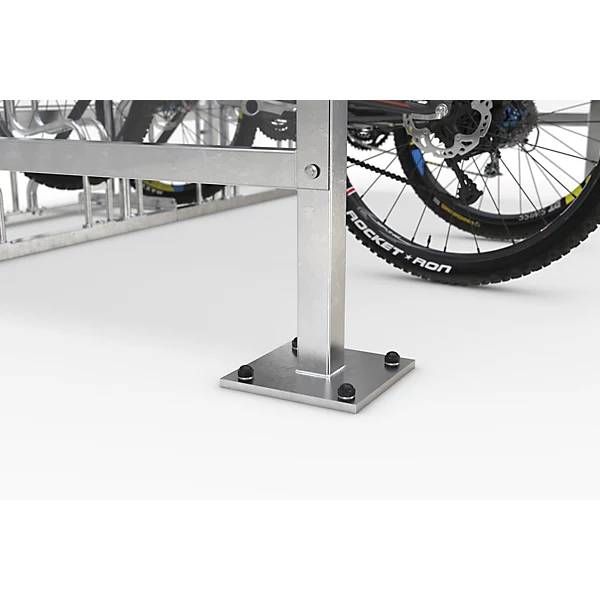 Fahrradüberdachung aus Polycarbonat BxT 2090 x 2100 mm silber. WSM Walter Solbach | Metallbau GmbH 79071249-4