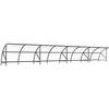 Fahrradüberdachung aus Polycarbonat BxT 16450 x 2100 mm anthrazitgrau RAL 7016. WSM Walter Solbach | Metallbau