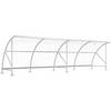 Fahrradüberdachung aus Polycarbonat BxT 8250 x 2100 mm silber. WSM Walter Solbach | Metallbau GmbH 79071449