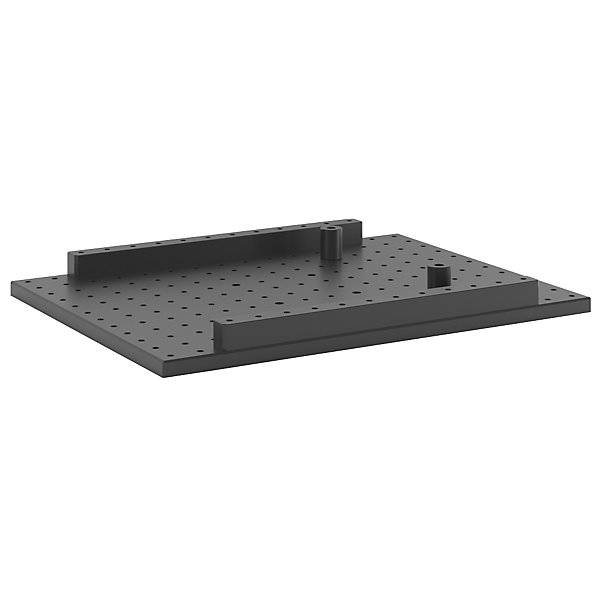 Vorrichtungssystem Set für E-Materialständer mit Wanne Lochplatte BxT 800 x 600 mm. TAKKT Industrial & Packaging