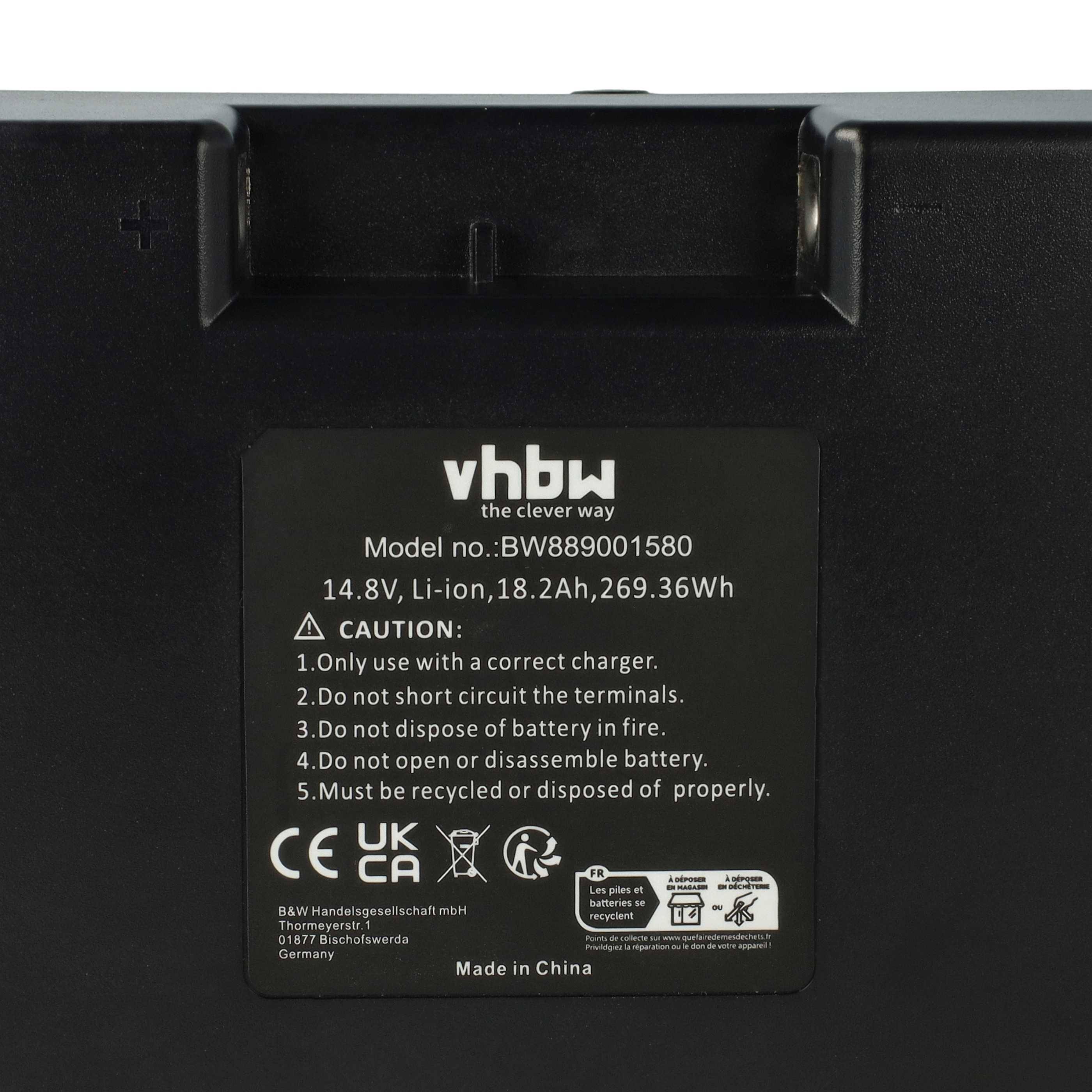 vhbw Akku Ersatz für PowaKaddy LI30-12 | LI22-12 für Elektro-Trolley Caddy (18200 mAh, 14,8 V, Li-Ion)-4