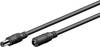 Goobay 76671 DC Netzkabel Verlängerungskabel 12V Netzteil DC-Stecker auf DC-Buchse 5,50 x 2,10 mm Stromkabel Schwarz 5m