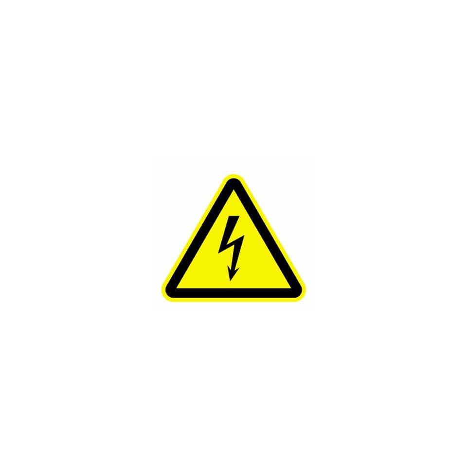 Aufkleber Warnung vor elektrischer Spannung ISO 7010, Folie, 100 mm SL-0