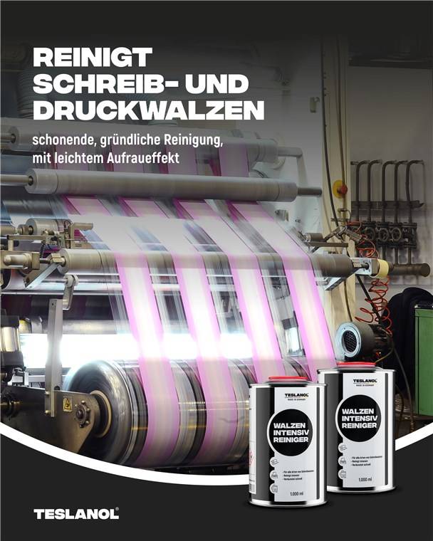 Teslanol 26035 Intensiv Walzenreiniger Schreibwalzen von Drucker & Fax Silikonreiniger Reiniger Walzenreinigung 1000 ml-4