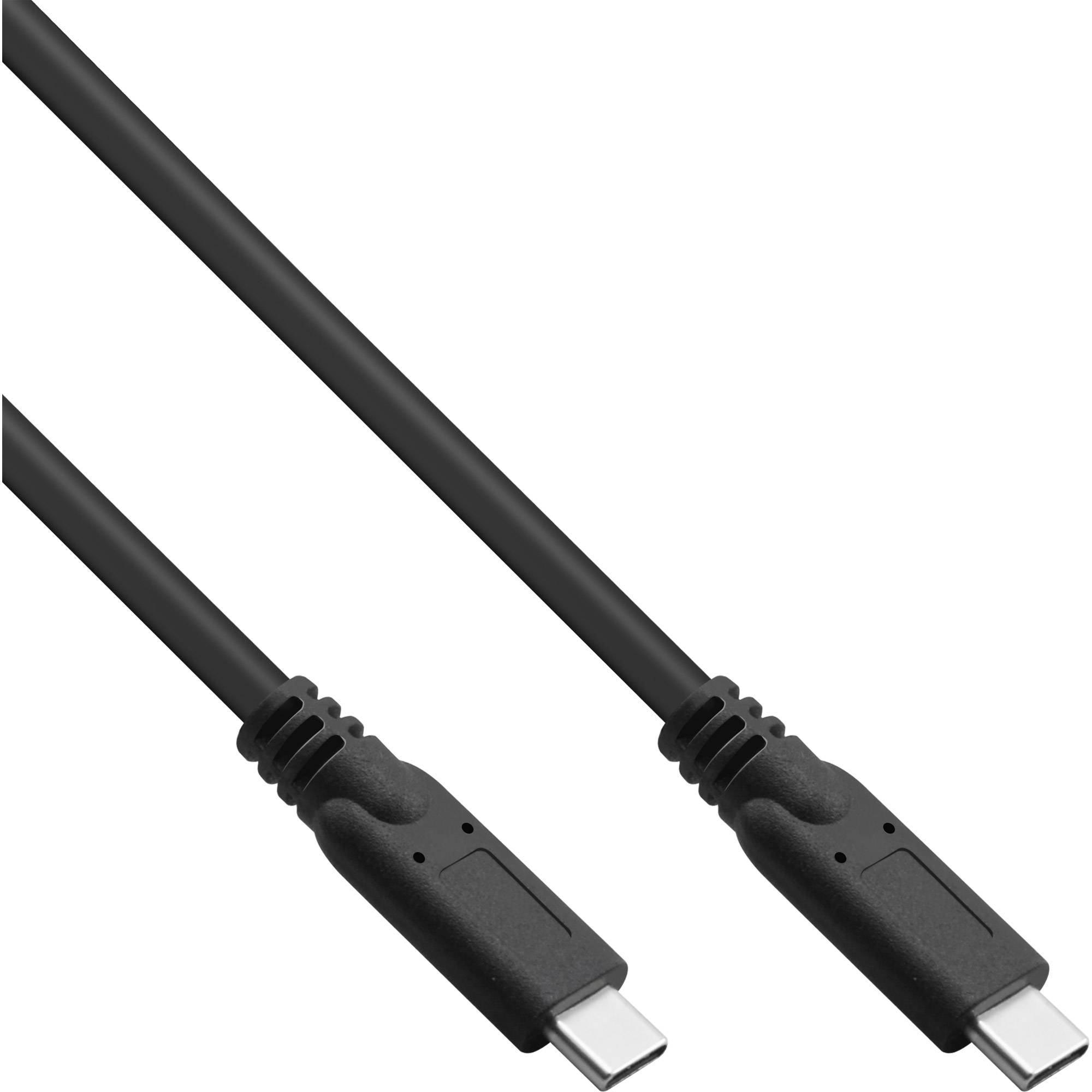 InLine® USB 3.2 Gen.1x2 Kabel, USB-C Stecker/Stecker, schwarz, 5m-0