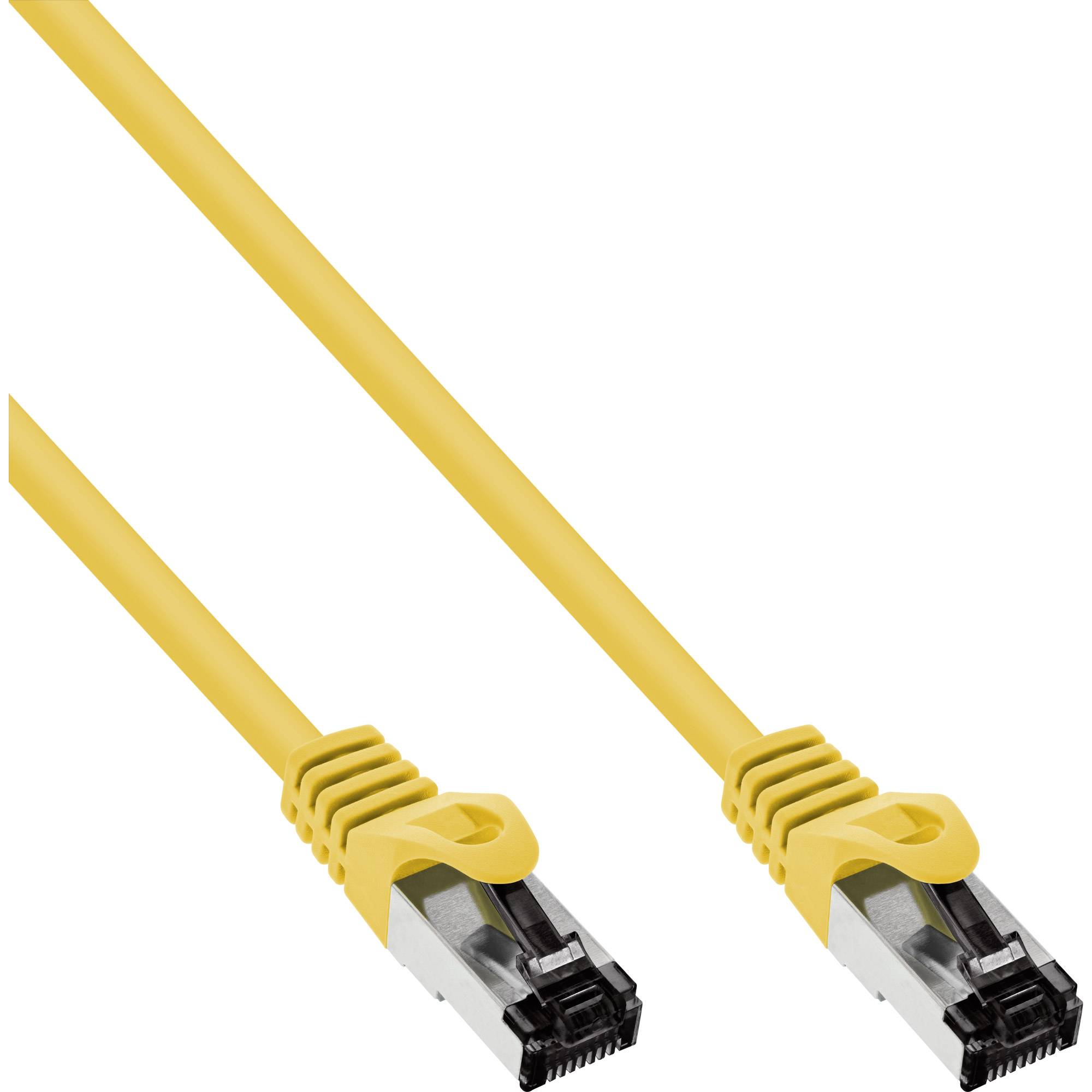 InLine® Patchkabel, S/FTP (PiMf), Cat.8.1, 2000MHz, halogenfrei, gelb, 1m-0