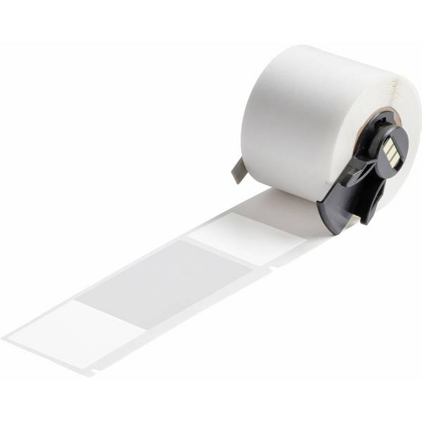 Brady, M6-109-427, Vinyl, selbstlaminierend, Weiß/Transparent, matt, 38.10 x 38.10(101.60) mm, für Kabeldurchmesser von