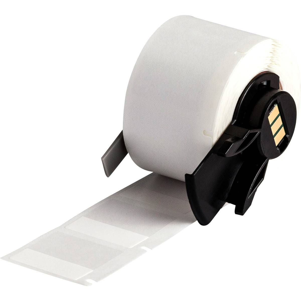 Brady, M6-19-417, Selbstlaminierendes Vinyl, Weiß/Transparent, matt, 25.40 x 9.53 (25.40) mm, permanent, für-0