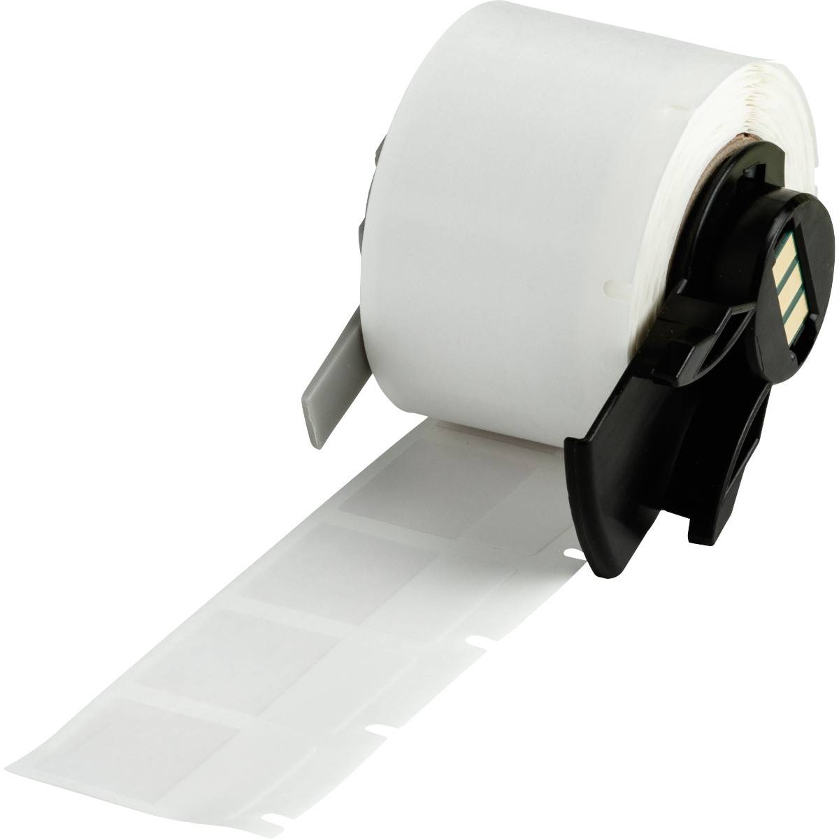 Brady, M6-18-417, Selbstlaminierendes Vinyl, Weiß/Transparent, matt, 25.40 x 9.53 (19.05) mm, permanent, für-0