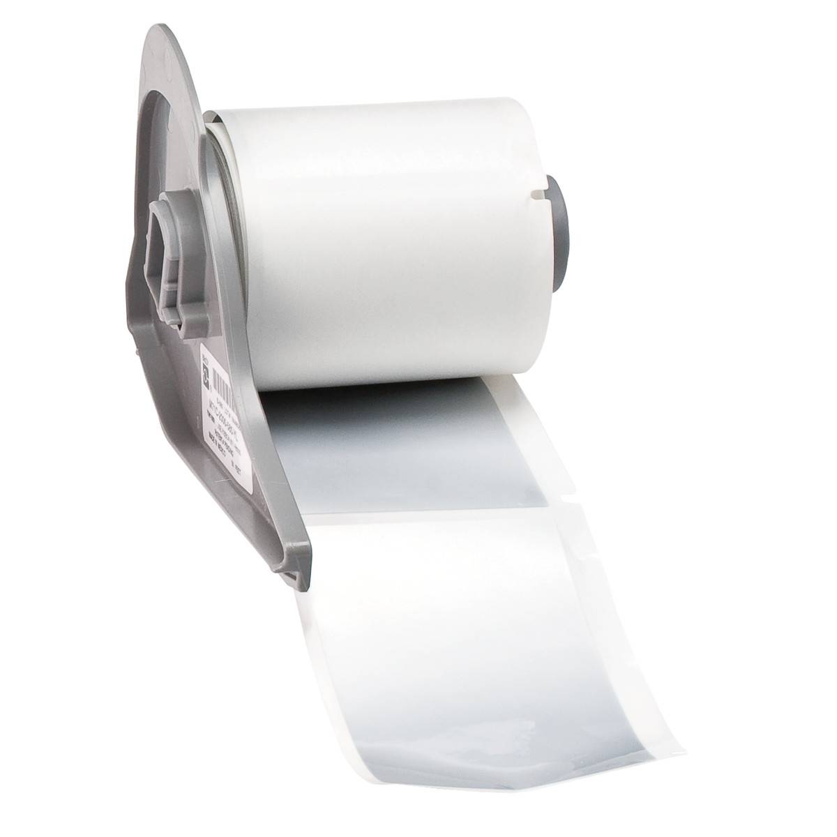 Brady, M7-37-362, fälschungssicheres Vinyl, metallisiert, Silber, glänzend, 48.26 x 76.20 mm, permanent (100-0