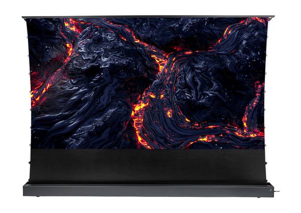 celexon CLR UST Hochkontrast Bodenscheren Leinwand  - HomeCinema V2.0, 110" schwarz