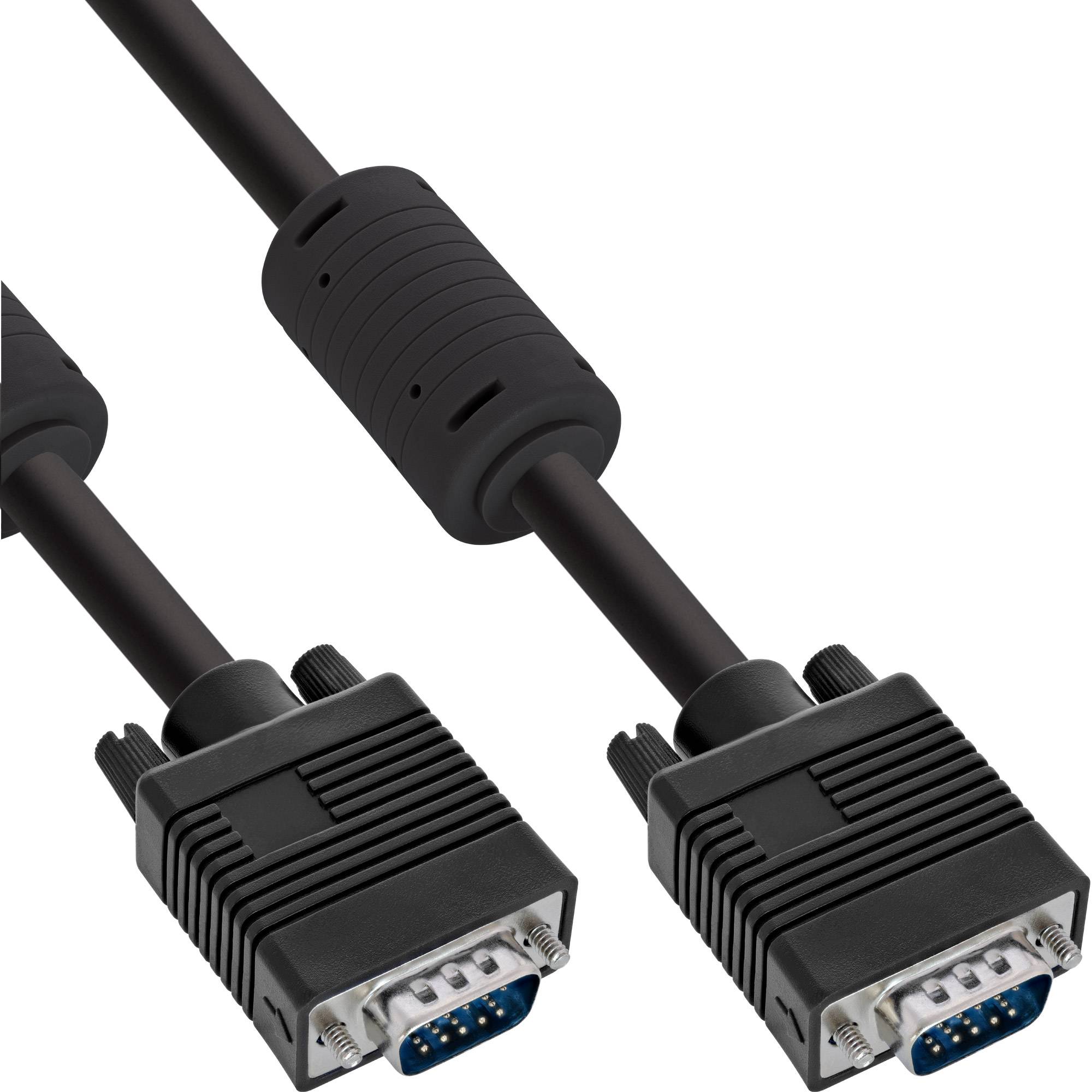 InLine® S-VGA Kabel, 15pol HD Stecker / Stecker, schwarz, 7m-0