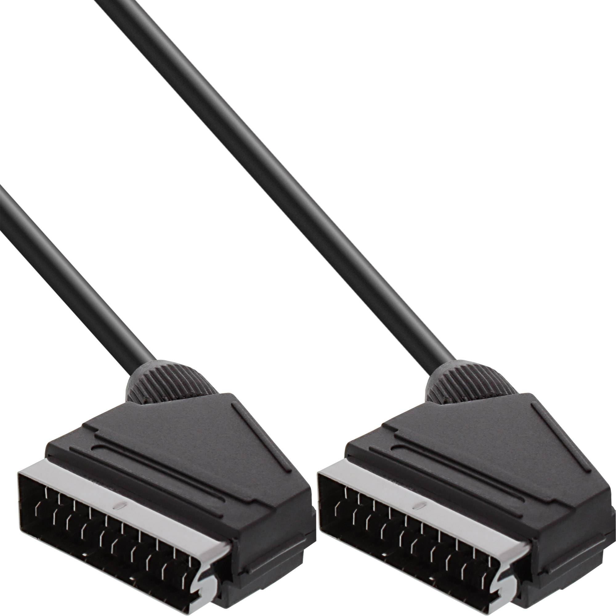 InLine® Scart Anschlusskabel, Stecker / Stecker, 3m-0