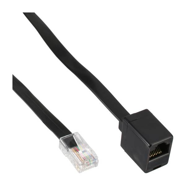 InLine® ISDN-Verlängerung, RJ45 (8P8C) Stecker / Buchse, 6m