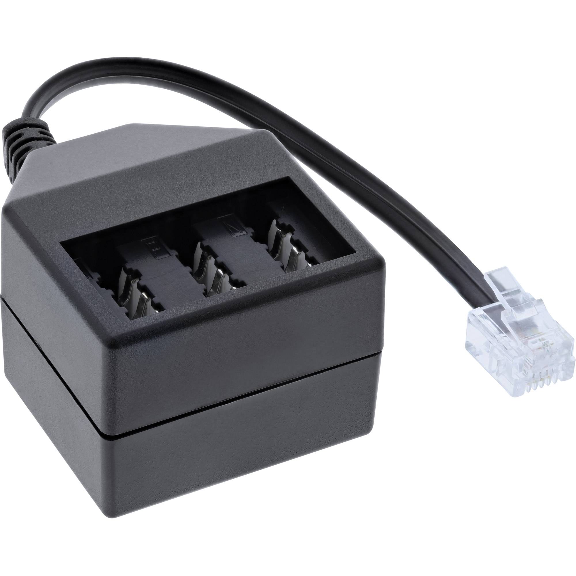 InLine® TAE Adapterkabel, RJ11 (6P4C) Stecker auf TAE NFN Buchse-0