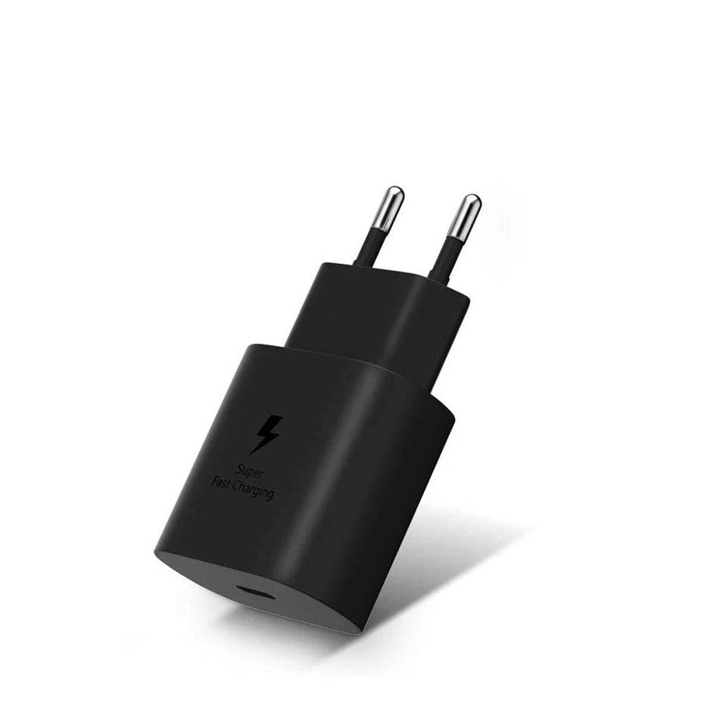 25W USB-C Ladegerät Schwarz mit USB-C Kabel 2m – Schnelllade-Set-4