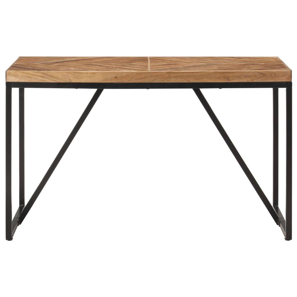 vidaXL Esstisch 120x60x76 cm Massivholz Akazie und Mango-3