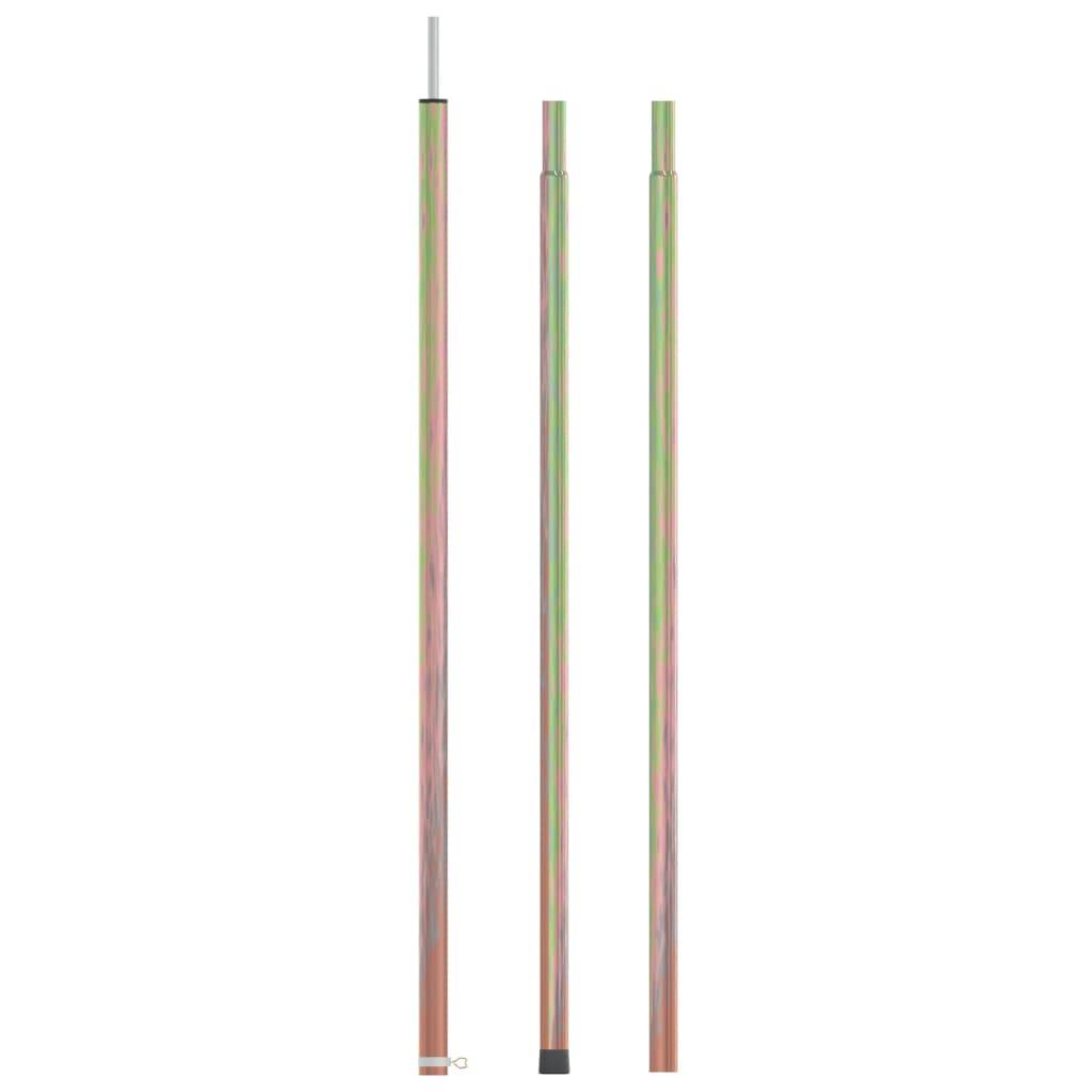 vidaXL Teleskop-Zeltstange mit 170-255 cm Länge Verzinkter Stahl-0