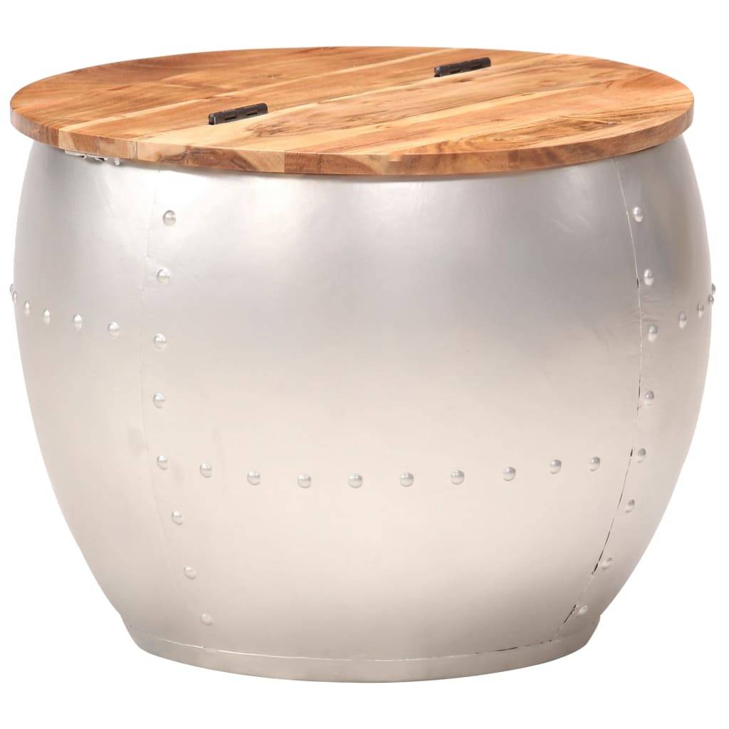 vidaXL Couchtisch 53x43 cm Massivholz Akazie