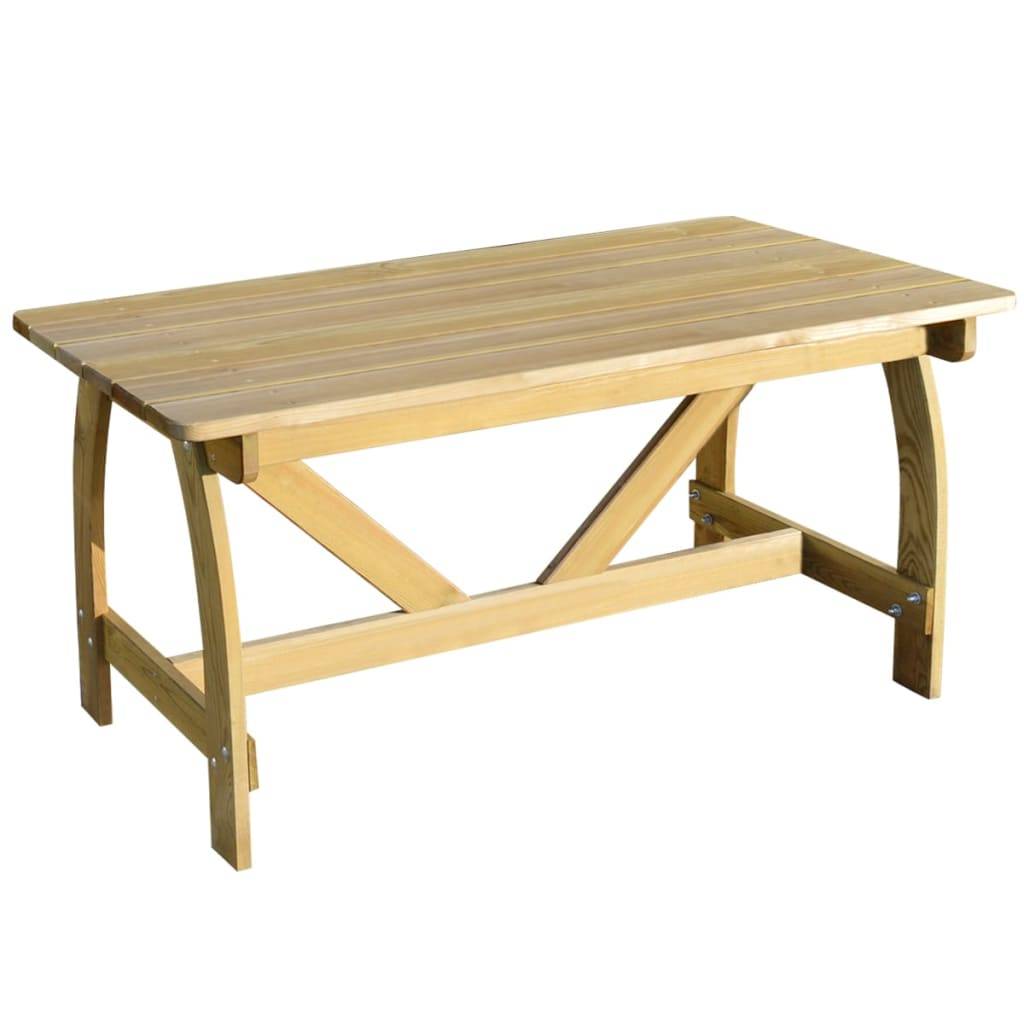 vidaXL Gartentisch 150 x 74 x 75 cm Imprägniertes Kiefernholz-0