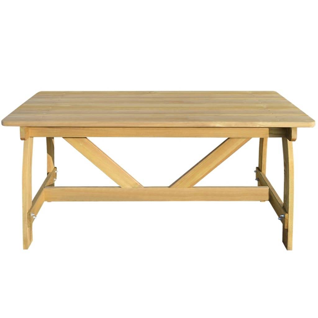 vidaXL Gartentisch 150 x 74 x 75 cm Imprägniertes Kiefernholz-1