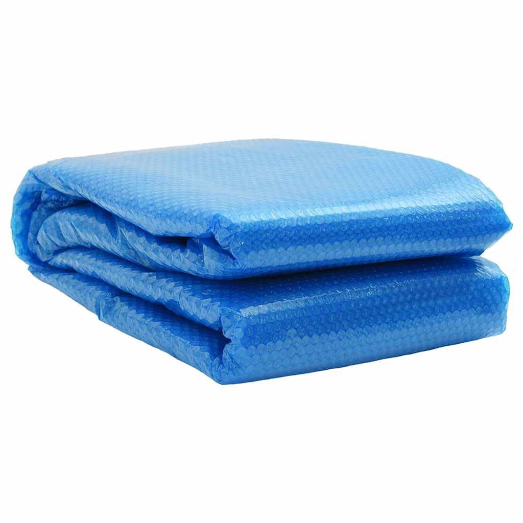 Rechteckige Poolabdeckung 1000x600 cm PE Blau