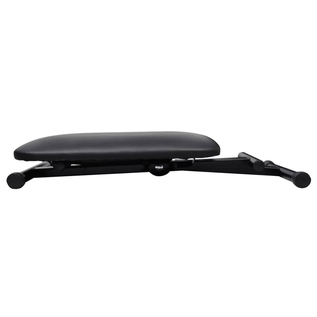 vidaXL Verstellbarer Klavierhocker Pianobank Klappbar-4