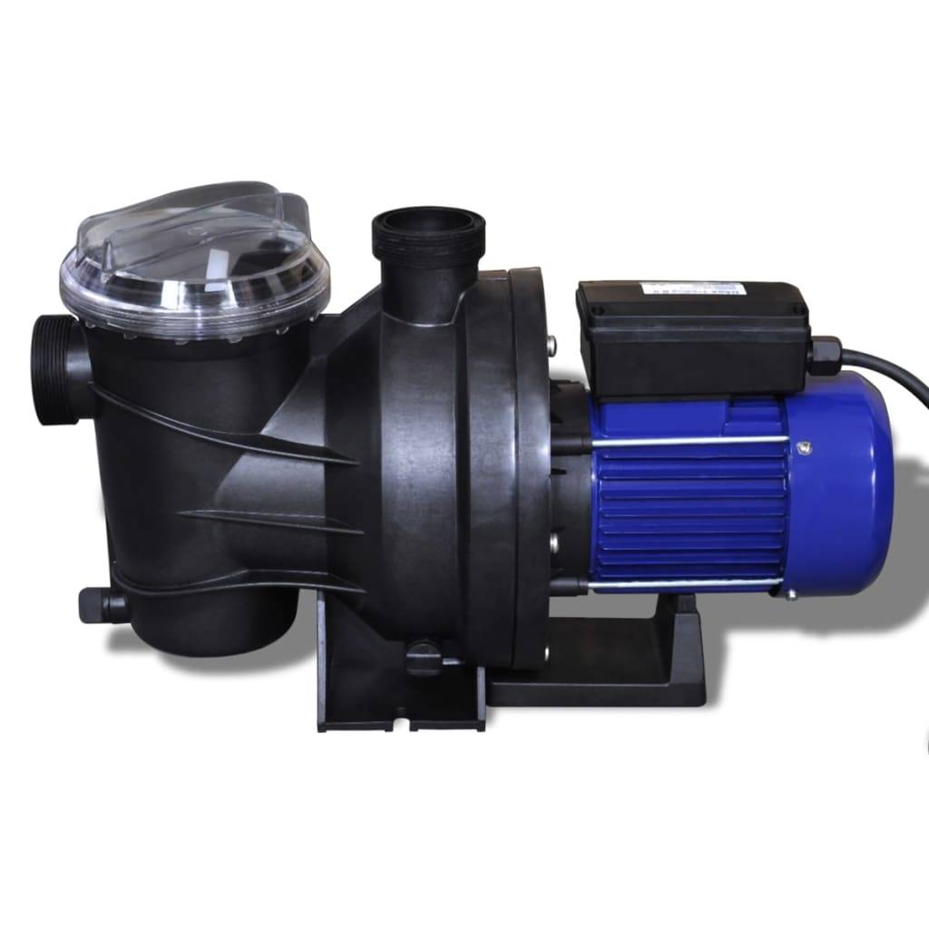 Schwimmbadpumpe Umwälzpumpe Poolpumpe Pumpe elektronik blau 800W-3