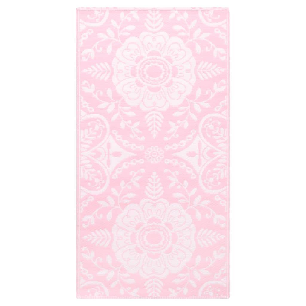 vidaXL Outdoor-Teppich ARAKIL Rosa 80x150 cm PP