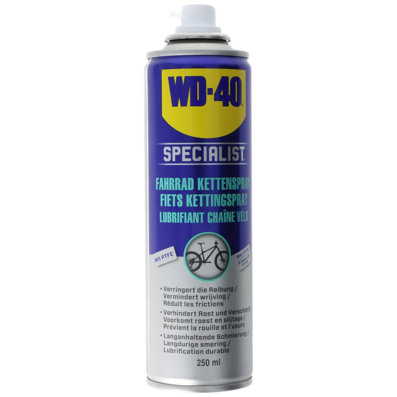 WD-40 Fahrrad Kettenspray, verhindert Rost und Verschleiß, langanhaltende Schmierung, Allwetter, 250ml-0
