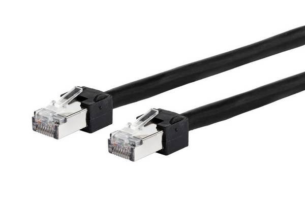 METZ CONNECT 13084U0300-E, 0,3 m, Cat6, S/FTP (S-STP), RJ-45, RJ-45, Schwarz