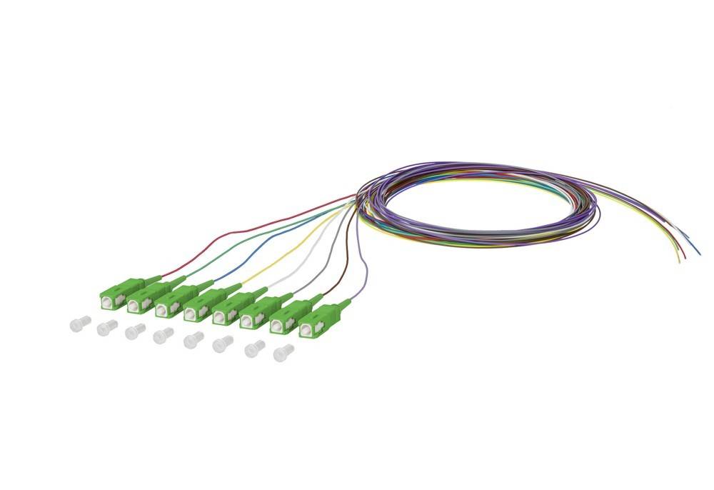 8 Stk. Metz Connect OpDAT Pigtail SC-APC-0