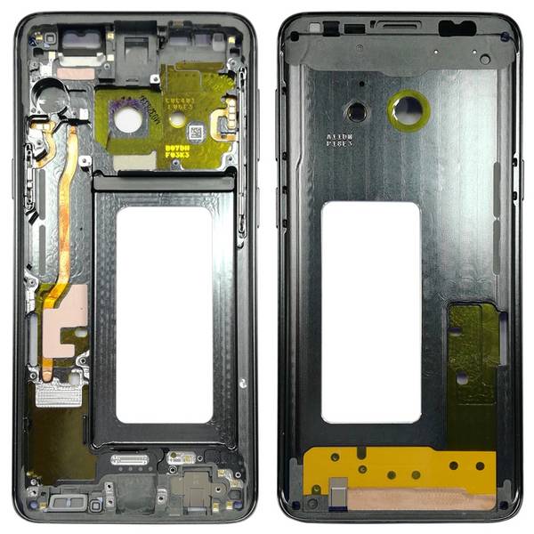 Mittelrahmen Rahmen Kamera Glas Gehäuse für Samsung Galaxy S9 G960 G960F Grau
