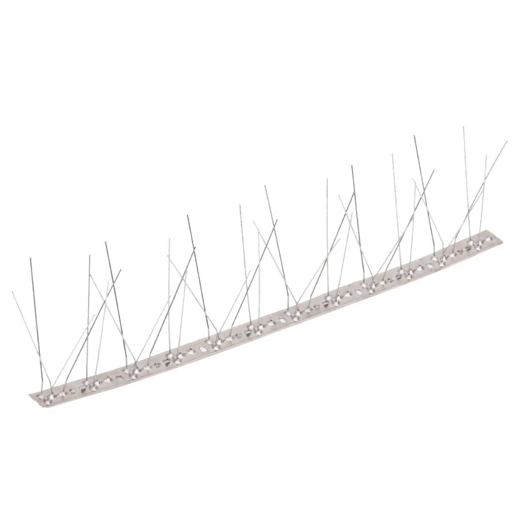 5-reihige Edelstahl Vogel- & Taubenabwehr-Spikes 6er Set-1