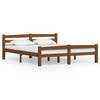 Bettgestell Honigbraun Massivholz Kiefer 160x200 cm