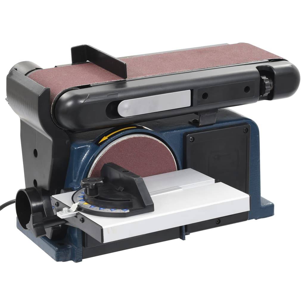 vidaXL Elektrische Teller- und Bandschleifmaschine 370 W 150 mm-1