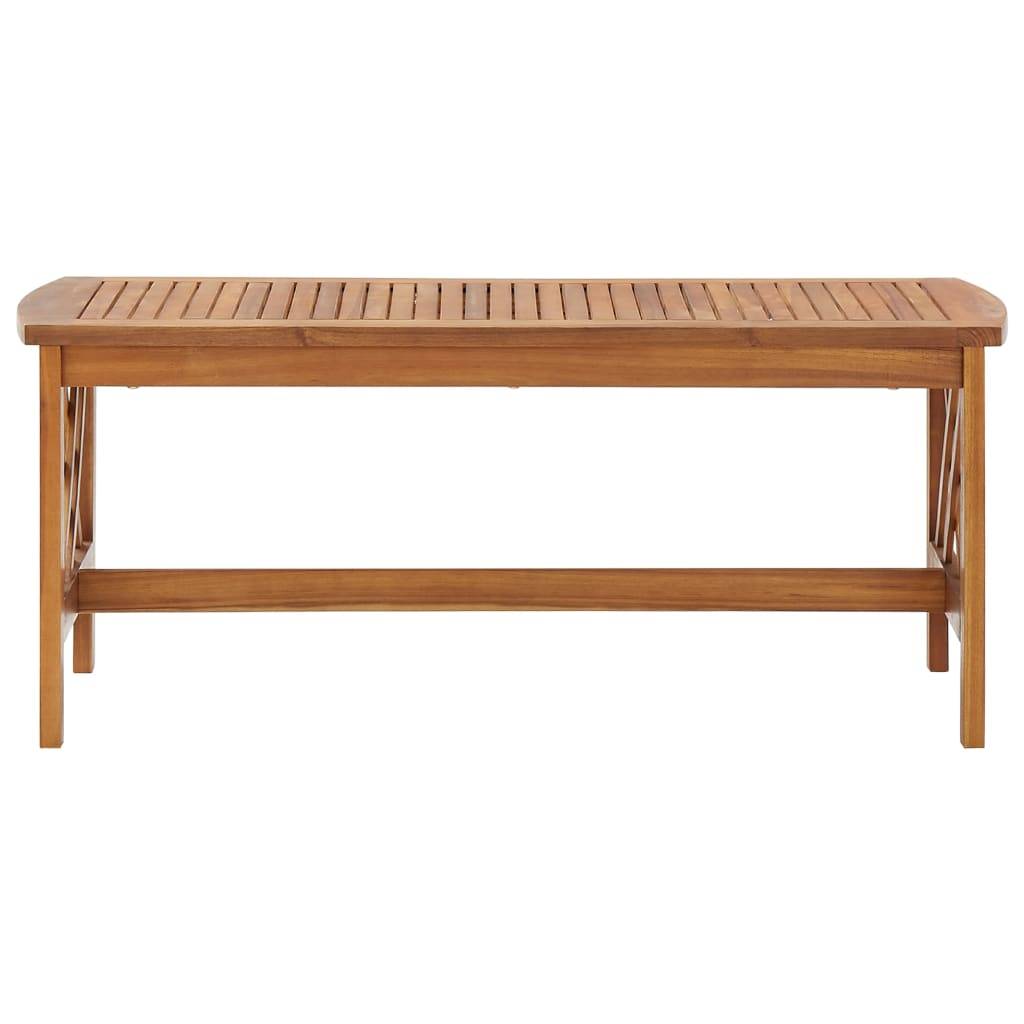Couchtisch 102x50x43 cm Massivholz Akazie-1