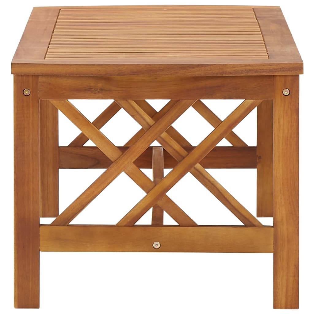Couchtisch 102x50x43 cm Massivholz Akazie-2