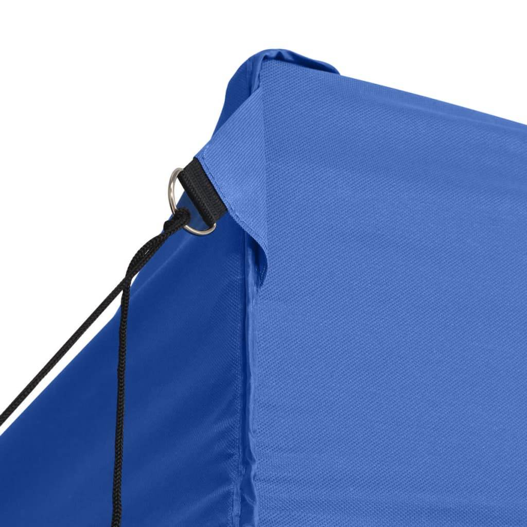 vidaXL Faltzelt mit 3 Seitenteilen 3x4,5 m Blau-3