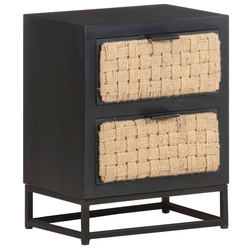 Nachttisch 40x30x50 cm Massivholz Mango-0