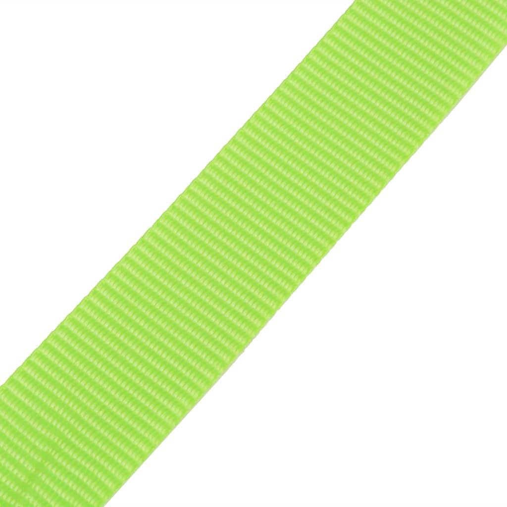 Spanngurte 10 Stk. 0,25 Tonnen 5m×25mm Neongrün-1